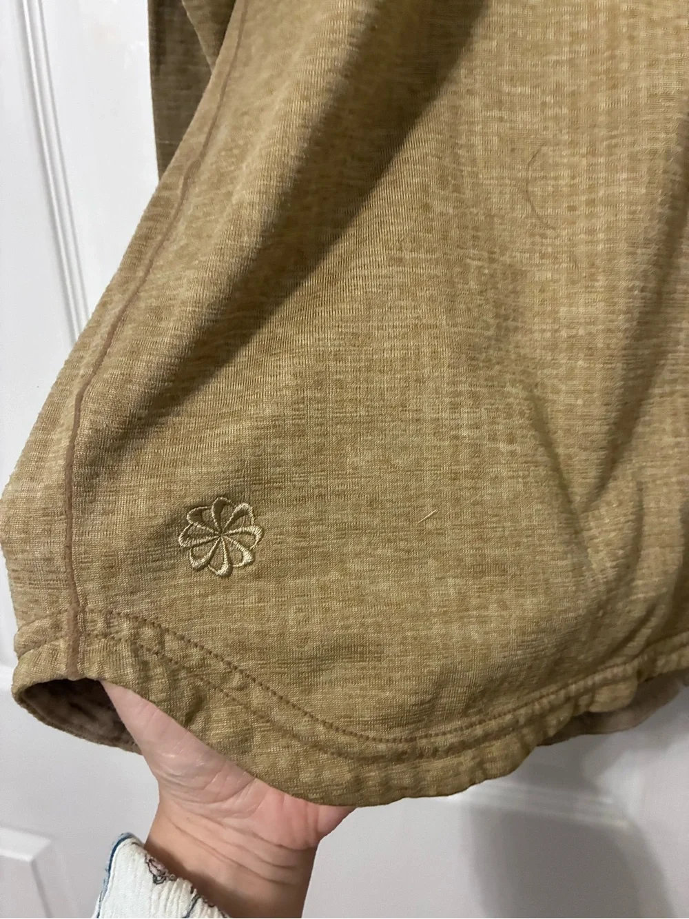 Nike Yoga Dri-FIT  long sleeve size M Sandalwood
